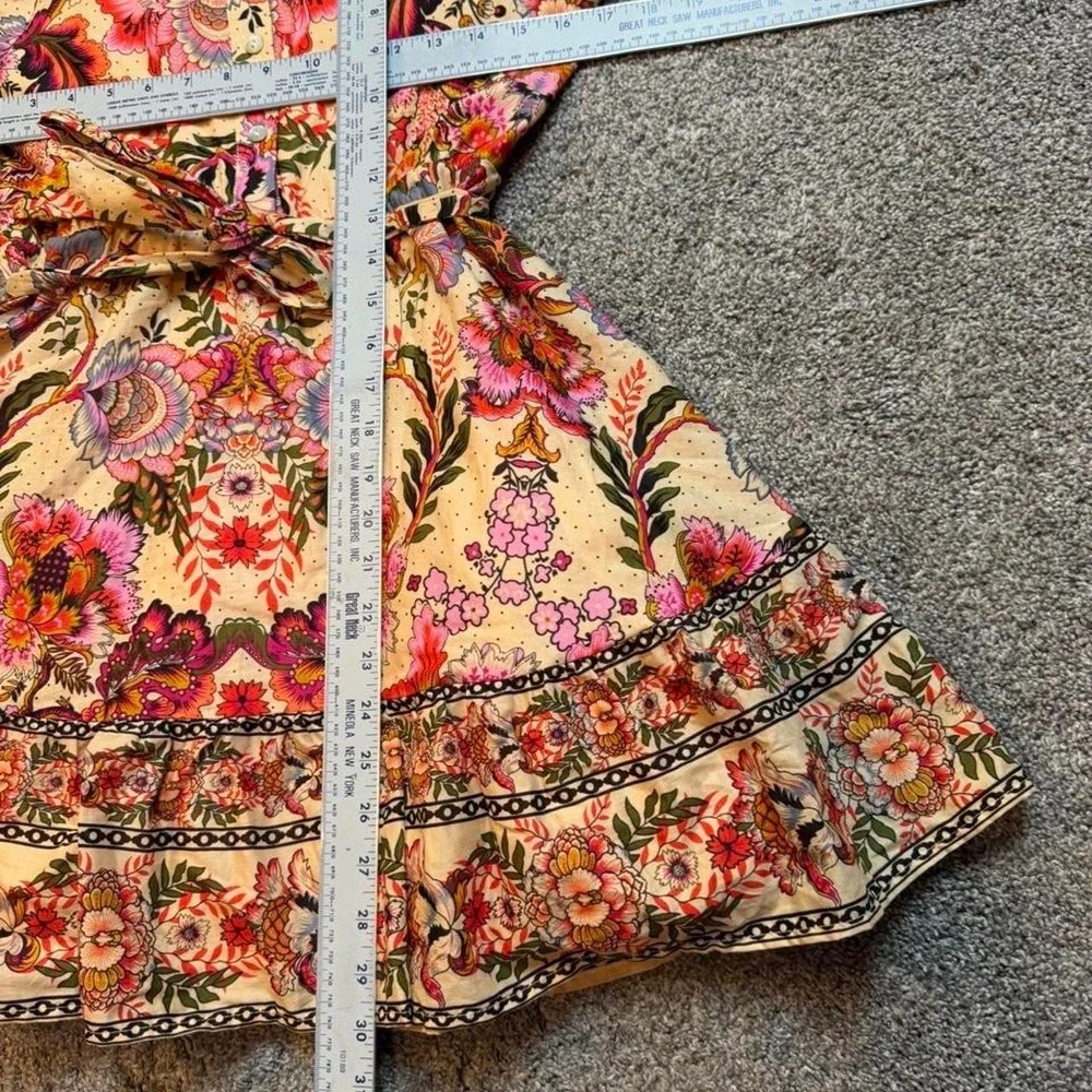 A Loves A Girls Puffy Tulle Floral multicolor Dress Cotton size youth large